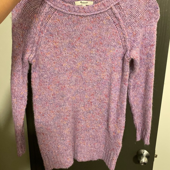 Purple soft fleck sweater - Picture 2 of 5